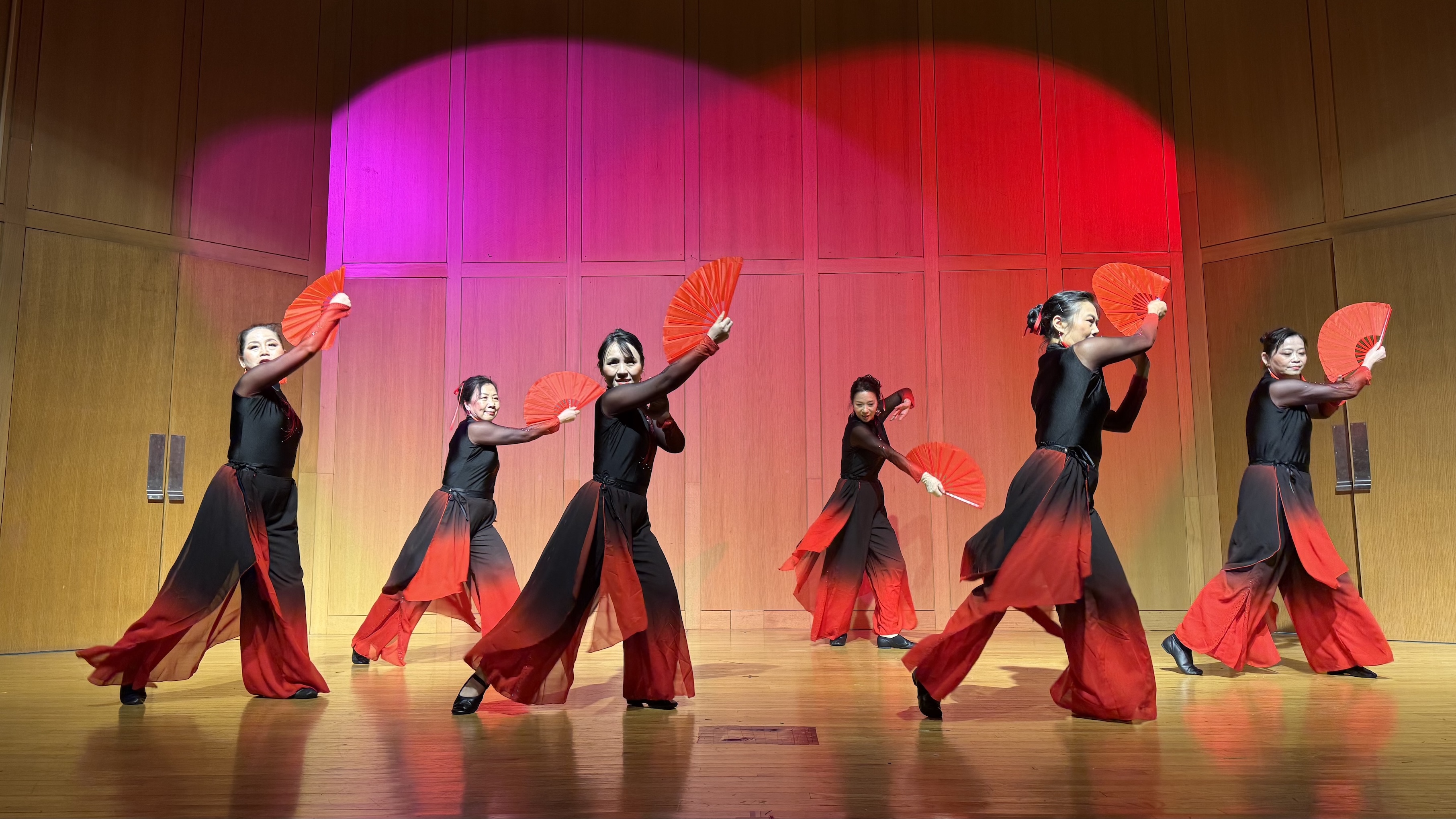 Red Apple rehearsal moment